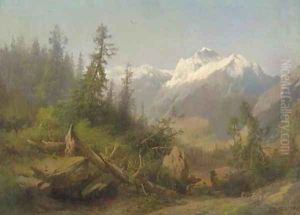 In the Sierras by Herman Herzog