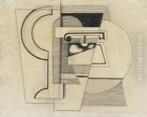 Ohne Titel (konstruktivistische Komposition) by Willi Baumeister