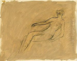 Aktstudie. by Willi Baumeister