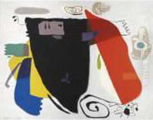 Phantom Mit Rot by Willi Baumeister