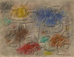 Relief-bild Farbig by Willi Baumeister