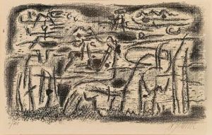 Enkidu Ist Zu Erde Geworden by Willi Baumeister