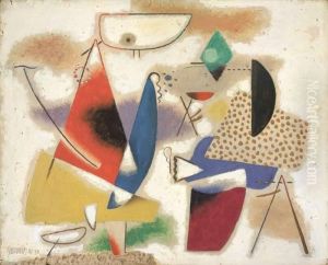 "kleines Duo" by Willi Baumeister