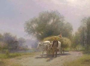 Harvest Scene in Flatbrookville by Herman Herzog