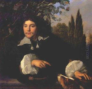 Self-portrait 1655 by Bartholomeus Van Der Helst