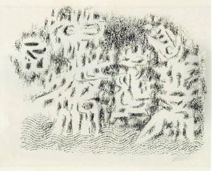 Ohne Titel 1947 Spielmann 158 A by Willi Baumeister