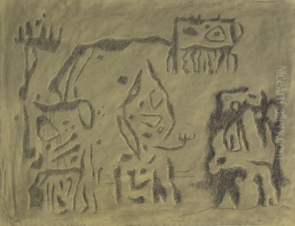 Mit Dem Ungeheuer Chumbaba. Aus Gilgamesh - view 1