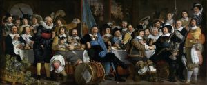 The Celebration of the Peace of Münster, 18 June 1648 in the Headquarters of the Crossbowman's Civi by Bartholomeus Van Der Helst