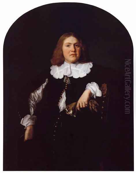 A Portrait Of A Gentleman, Three Quarter Length - view 1
