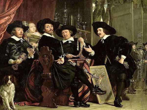 The Officials of the Company of Bowyers of St Sebastian at Amsterdam - view 1