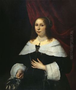 Lady in Black by Bartholomeus Van Der Helst