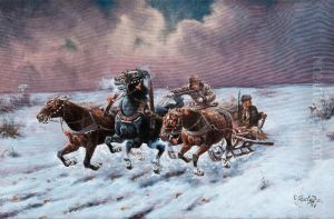 Winter Troika by Adolf Baumgartner