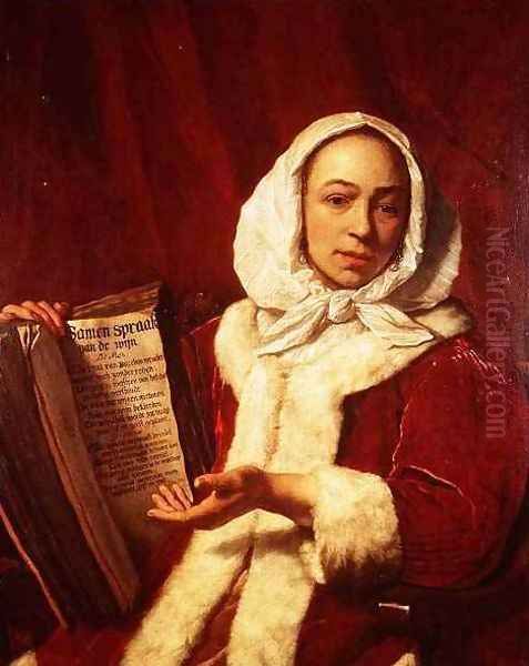 A Young Woman Celebrating Wine - view 1