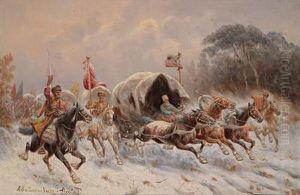 Wilde Jagd by Adolf Baumgartner