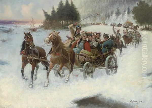 A Happy Sleigh-ride - view 1