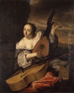 The Musician 1662 by Bartholomeus Van Der Helst