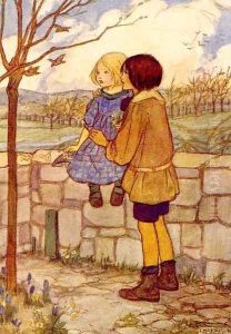 Child's Talk in April by Emma Florence Harrison