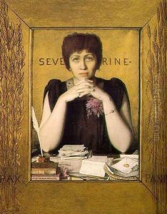 Mme. Severine 1895 by Louis Welden Hawkins