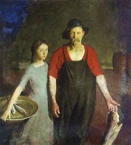 Fisherman and his Daughter by Charles Hawthorne