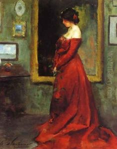 The Red Gown by Charles Hawthorne