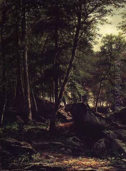 Appalachian Landscape with Figure Carrying a Syche - view 1