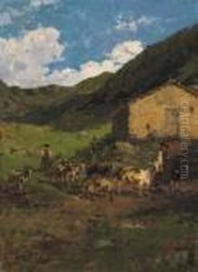 Paesaggio Montano by Leonardo Bazzaro