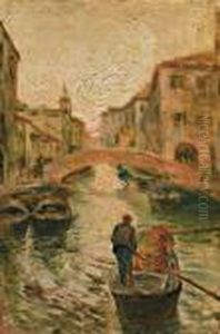 Canale Veneziano Al Tramonto Canale Veneziano Al Tramonto
