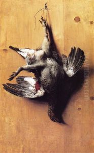 A Fowl Hanging on a Door by George Hetzel