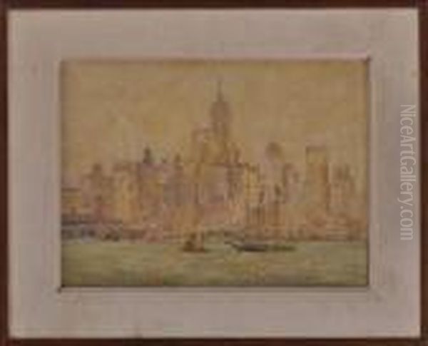 New York Harbor Scene - view 1