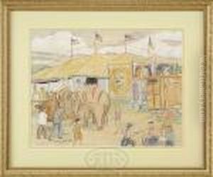 Outside Of The Big Top by Reynolds Beal