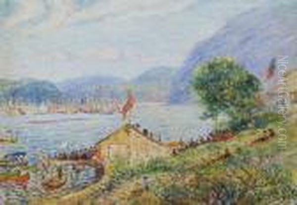 Ivy League Rowing Regatta, Poughkeepsie, N Y - view 1