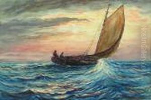 Sailing At Sunrise by Reynolds Beal