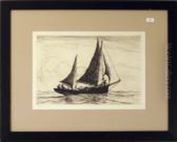 A Fishing Sailboat - view 1