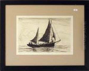 A Fishing Sailboat by Reynolds Beal