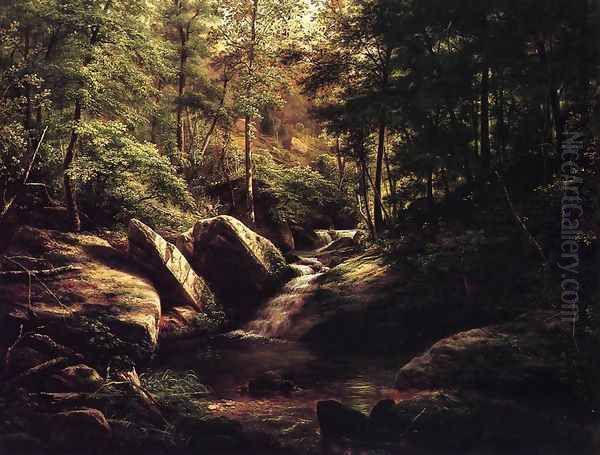 Trout Stream in the Alleghenies by George Hetzel