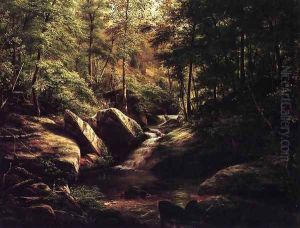 Trout Stream in the Alleghenies by George Hetzel