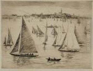 Sponge Fishing by Reynolds Beal