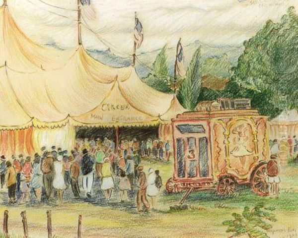 Sells Floto Circus, Salem, Massachusetts - view 1