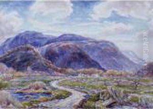 The Road To Lanesville, New York, Catskill Mountains by Reynolds Beal