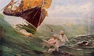 The Mermaid's Rock by Edward Matthew Hale