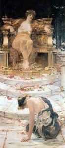 Psyche at the Throne of Venus by Edward Matthew Hale