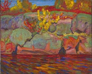 Autumn Colours: Rock and Maple by James Edward Hervey MacDonald