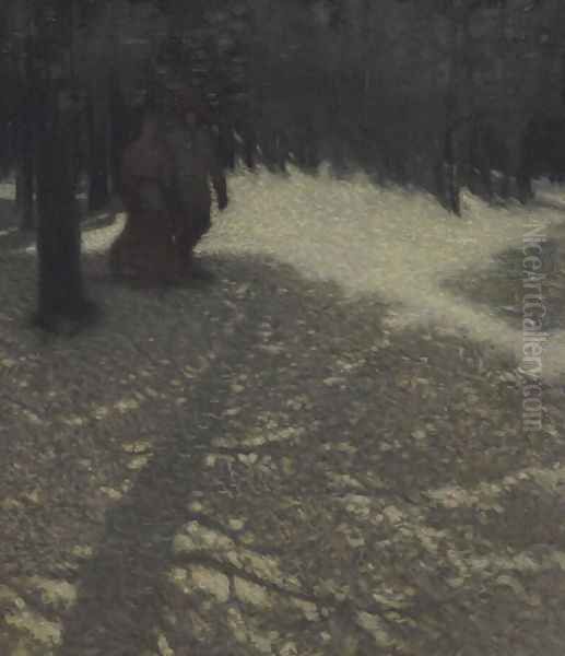 In the Pine Shadows, Moonlight - view 1