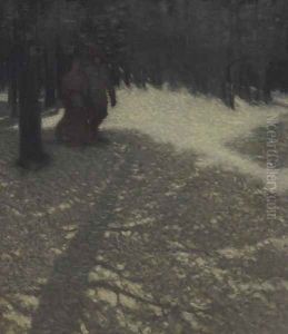In the Pine Shadows, Moonlight by James Edward Hervey MacDonald