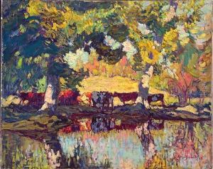 Cattle by the Creek