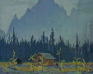 Rain, Wiwaxy Peaks, Lake O'Hara by James Edward Hervey MacDonald