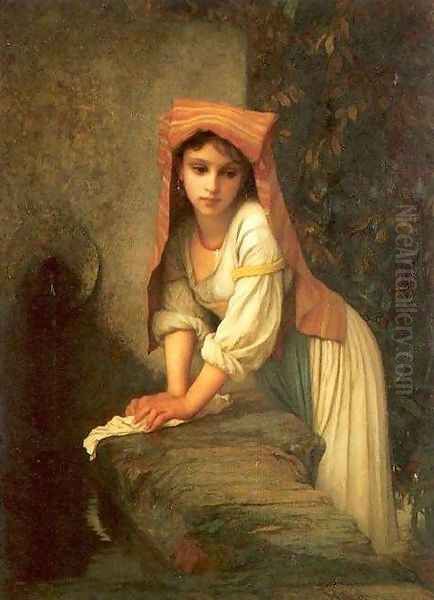Young pensive girl - view 1