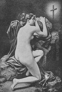 Magdalen by Antoine Auguste Ernest Hebert