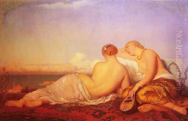 Les Deux Odalisques Contemplant Le Bosphore (Two Odalisques Contemplating The Bosphorus) - view 1