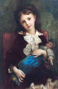 Portrait of Catherine du Bouchage 1879 by Antoine Auguste Ernest Hebert